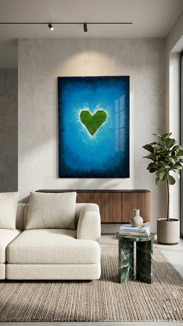 Corazon de Sal  — obra de resina epoxi