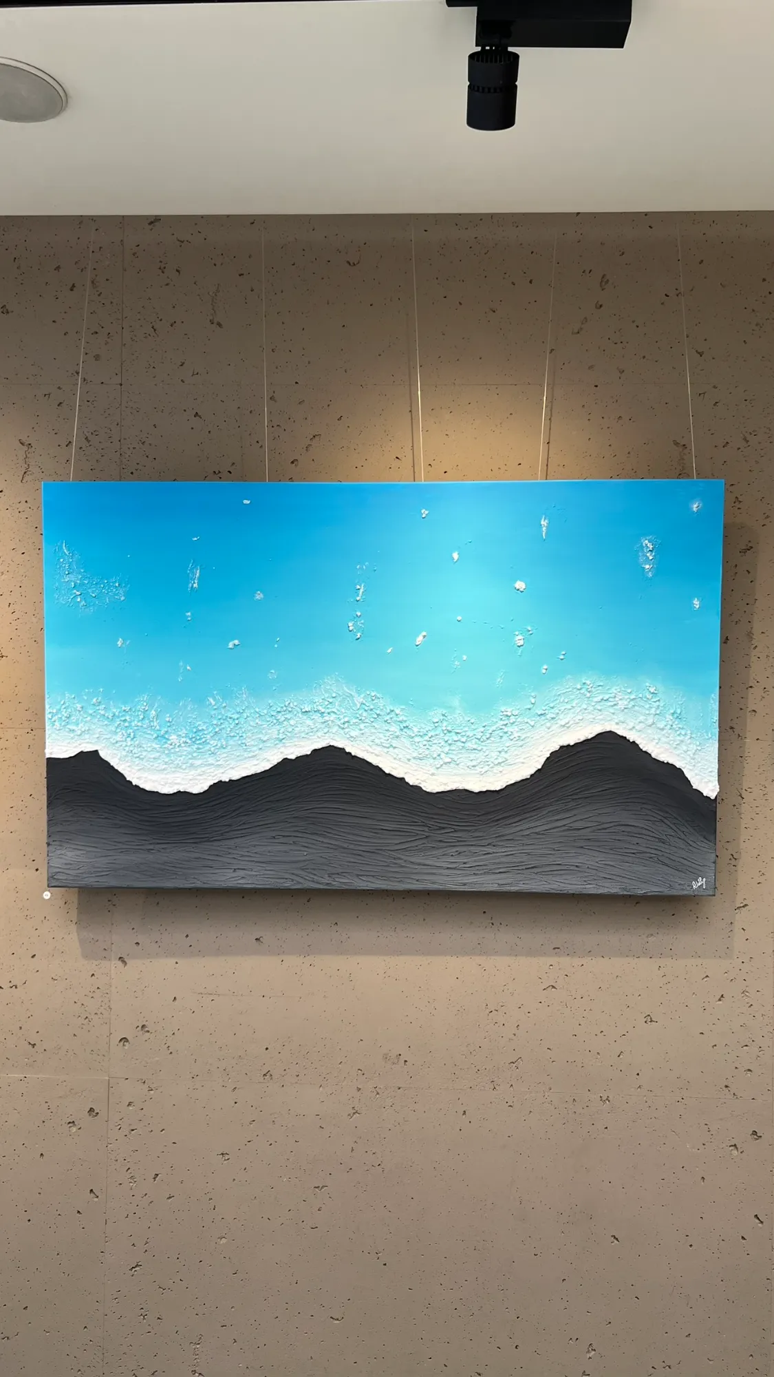 Cenizas del Mar — obra de resina epoxi